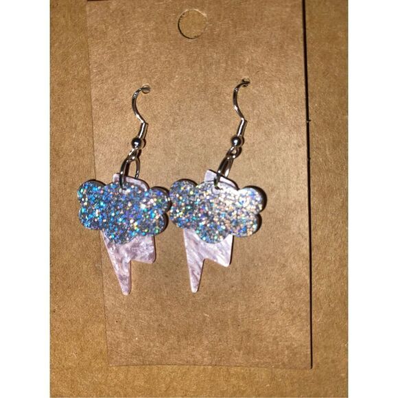 ☀️3/$12☀️ Rainy Weather Charm Earrings - Picture 1 of 4